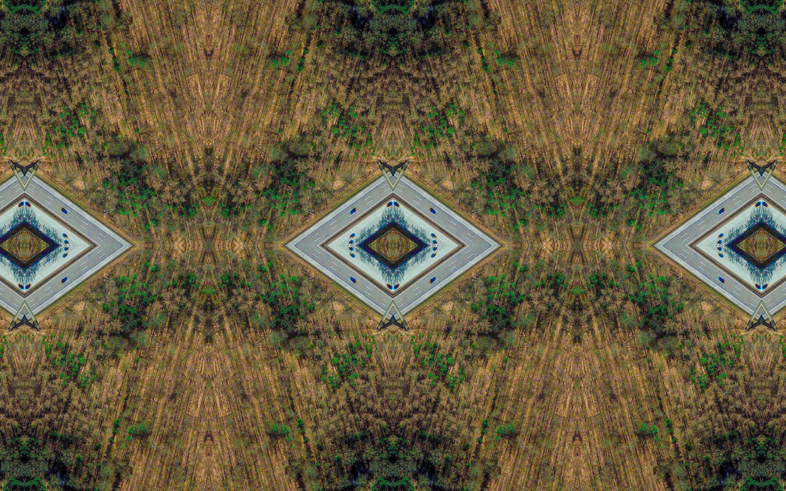 Symmetrical Fictions, a generative installation project. Export 1.